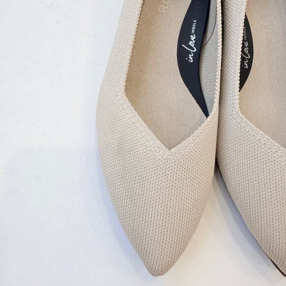 Rothy’s The High Point Women’s Heels Size 6 Sandstone Neutral - Picture 4 of 9